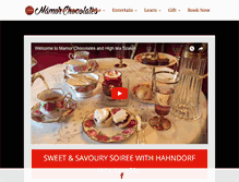Tablet Screenshot of mamorchocolates.com
